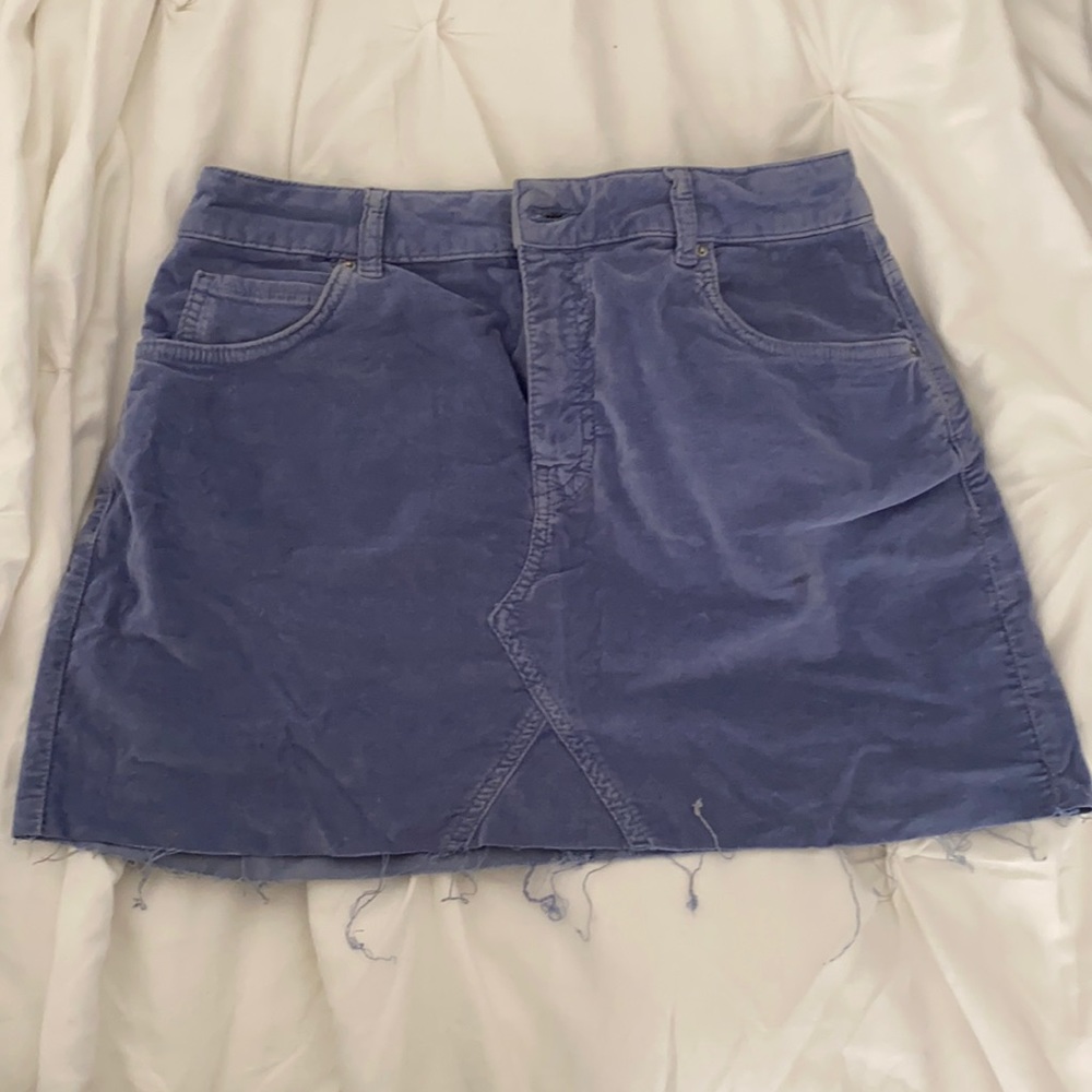 beautiful Blue velvet skirt